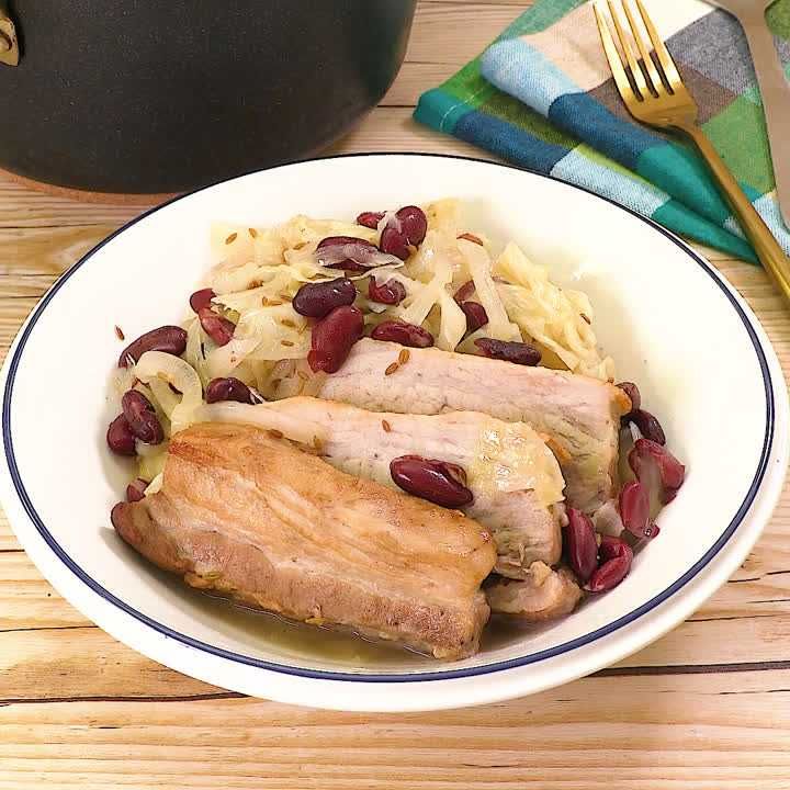 塩豚白ワイン蒸し