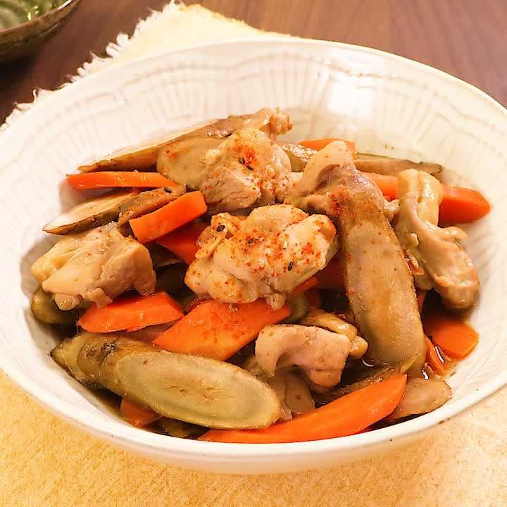 簡単煮物！ 鶏肉とごぼうの筑前煮のレシピ動画・作り方 DELISH KITCHEN