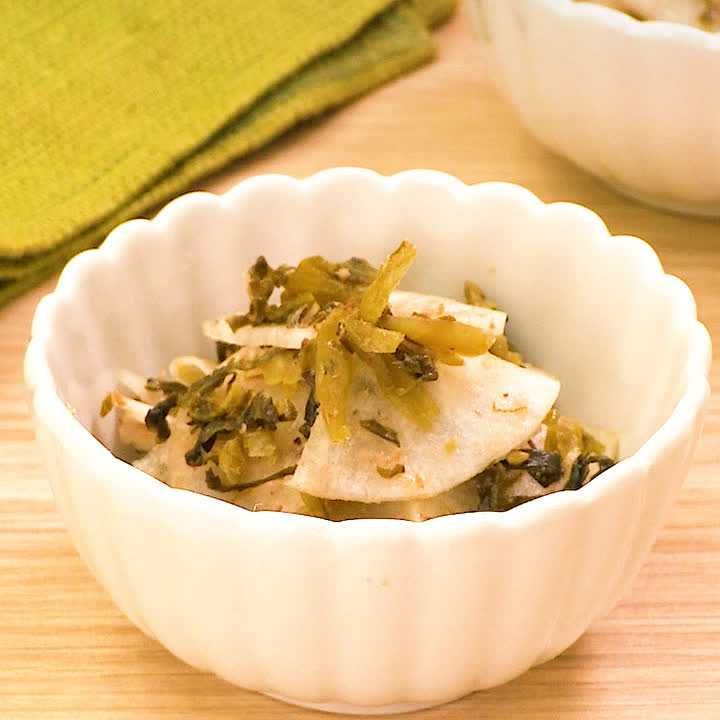 大根の高菜あえ
