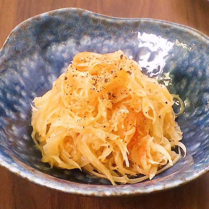 新じゃがいものラーぽん和え