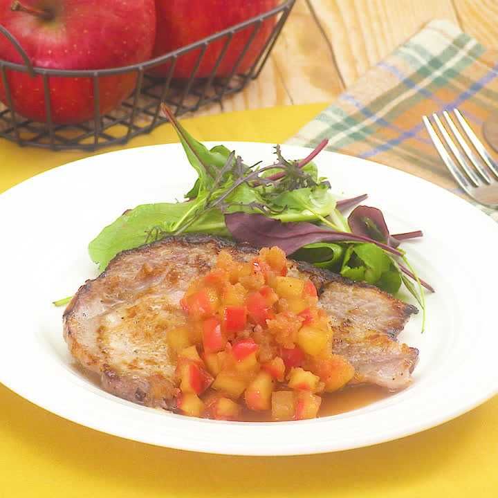 アップルジンジャーポークソテー