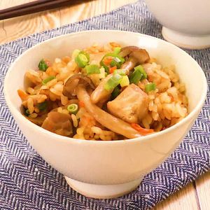 すき焼きのタレで炊き込みご飯