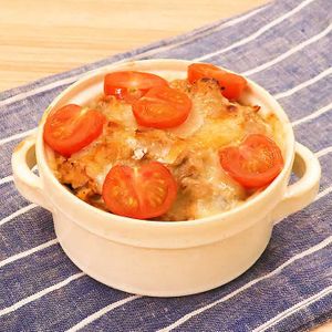 「サバ缶とポテトのみそチーズ焼き」のレシピ動画