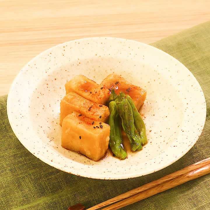高野豆腐の甘辛ポン酢