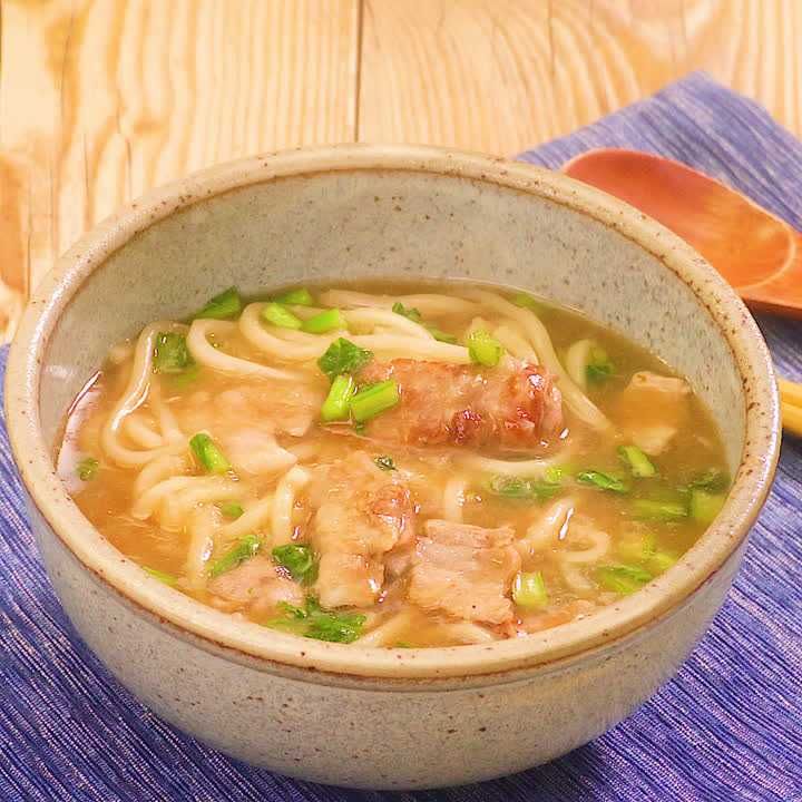 豚バラとかぶのおろしうどん