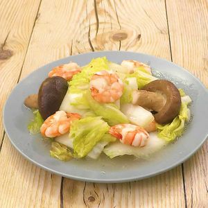 「えびと白菜の中華炒め煮」のレシピ動画