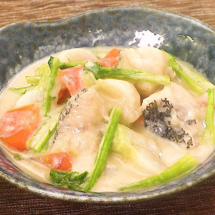 たらと根菜の粕煮