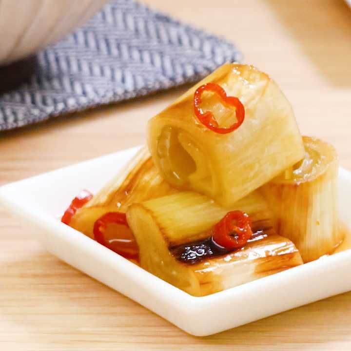 ねぎの即席漬物