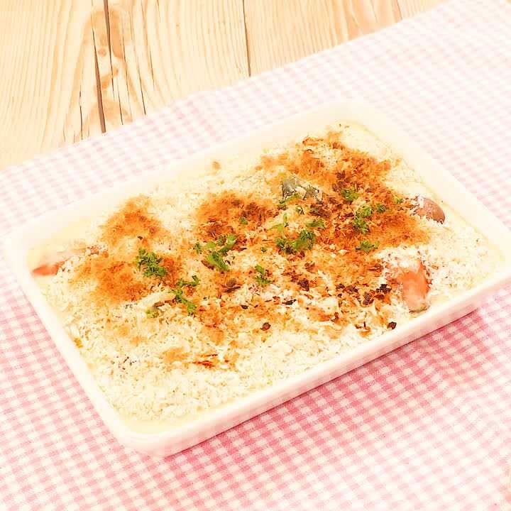 鮭のグラタン