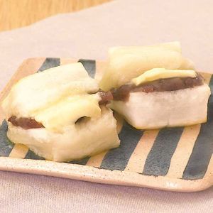 「あんバター餅サンド」のレシピ動画