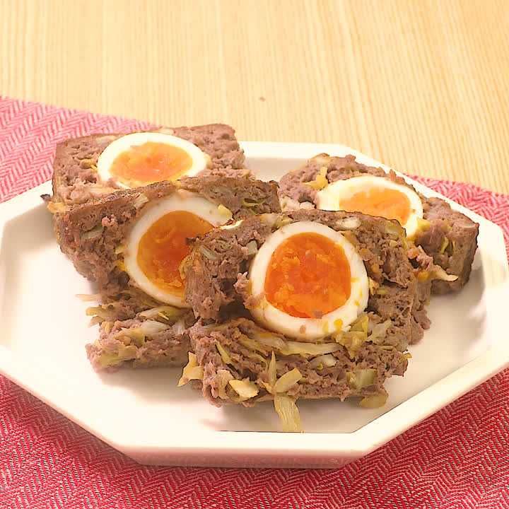 キャベツたっぷりミートローフ