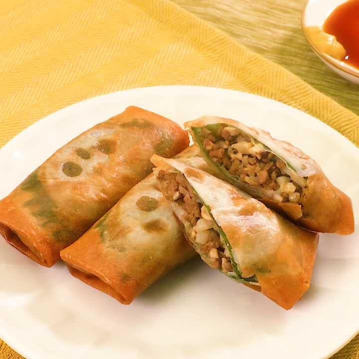 れんこんの春巻き