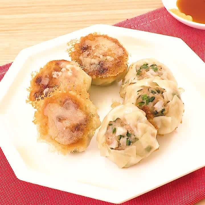 れんこんのニラまんじゅう