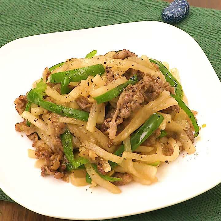 大根入り青椒肉絲