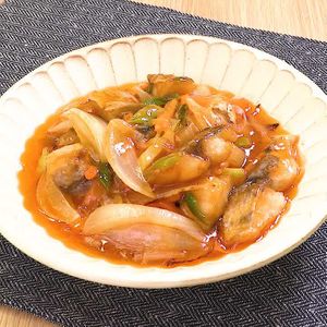 「さわらの甘酢あんかけ」のレシピ動画