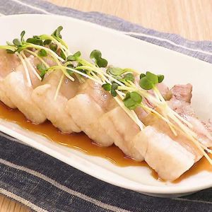 「緑茶の煮豚」のレシピ動画