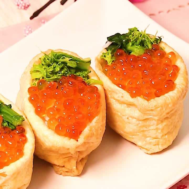 春の菜の花いなり寿司