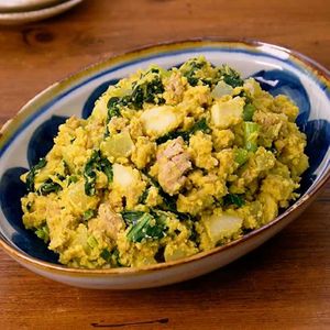 「おからのカレー炒り煮」のレシピ動画