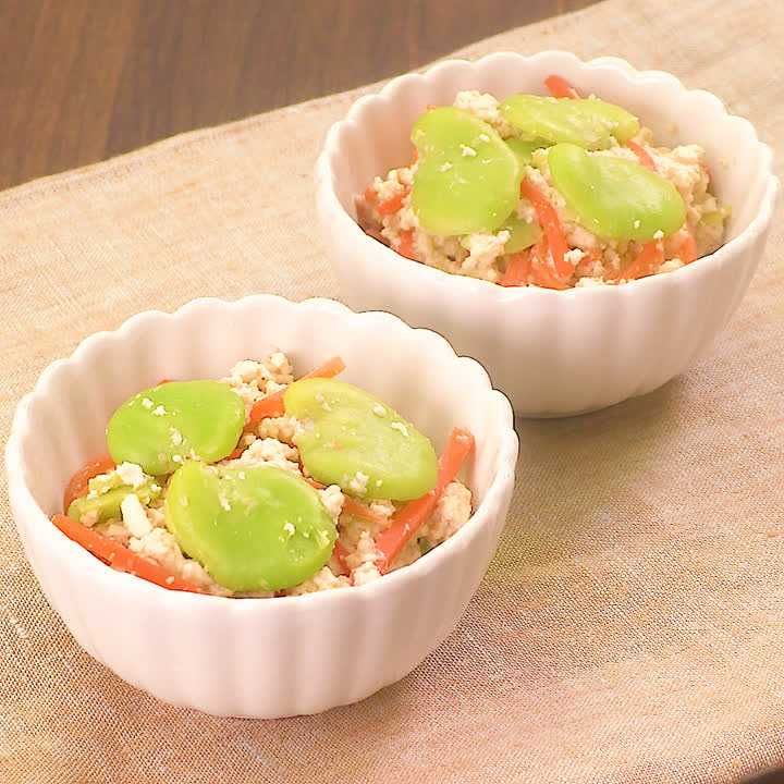 そら豆の白和え