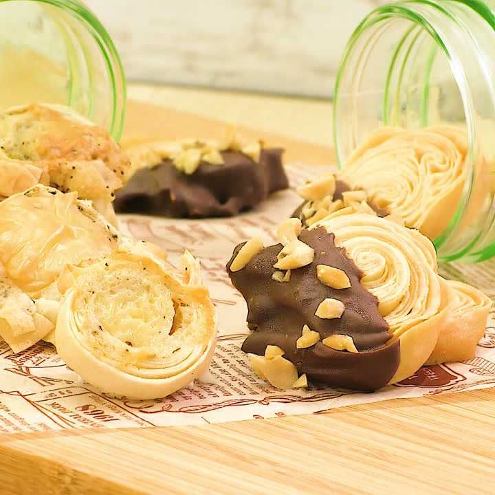 チーズvsチョコ春巻パイ