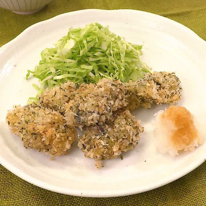青のりカキフライ