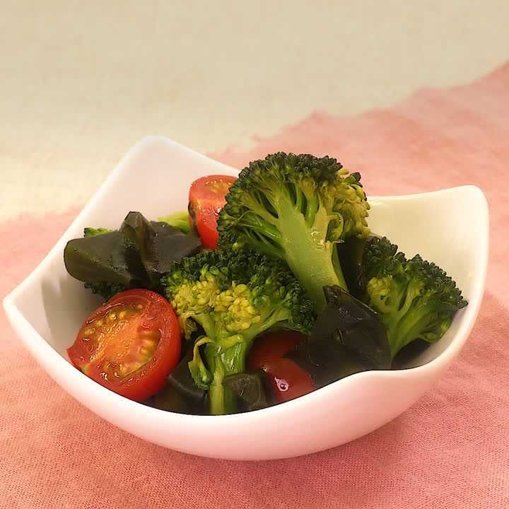 レンジで簡単副菜！ ブロッコリーとミニトマトの酢の物のレシピ動画・作り方 DELISH KITCHEN