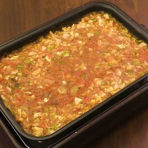 「お家でお手軽！もんじゃ焼き」のレシピ動画