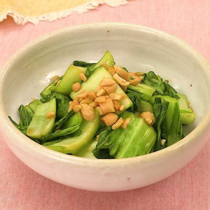 チンゲンサイのオイスターソースあえ