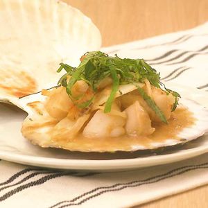 「ほたて貝の味噌焼き」のレシピ動画