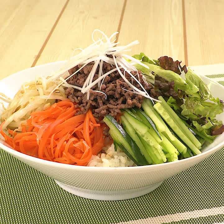 ピリ辛サラダビビンバ