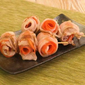 にんじんと豚バラ巻き