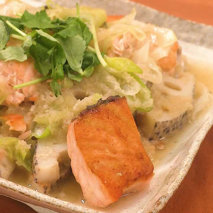 鮭のおろし煮