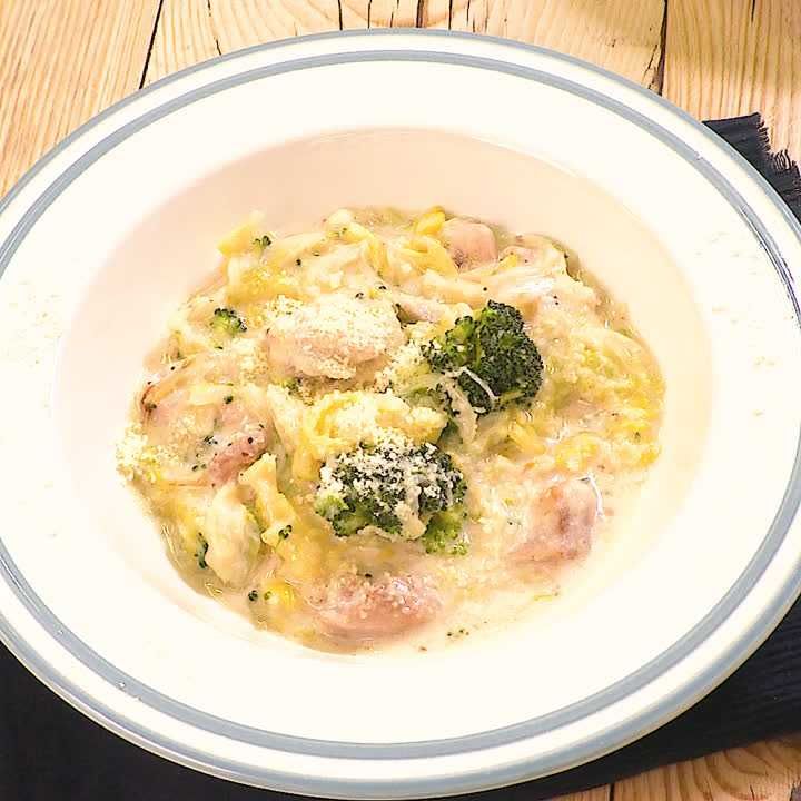 白菜たっぷり鶏のクリーム煮込み