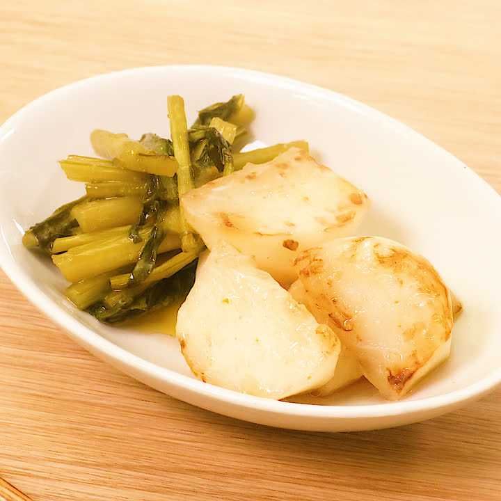 焼きかぶ の柚子胡椒マリネ