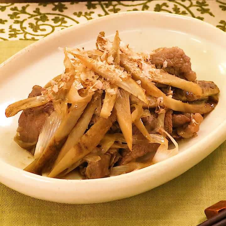 ごぼうと牛コマのきんぴら