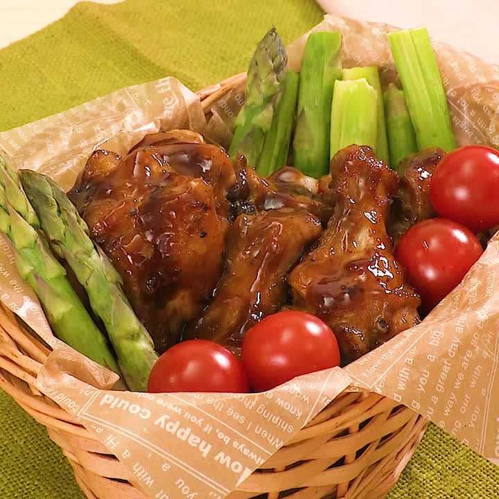 手羽元のマーマレードチキン