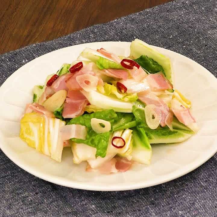 さっと炒める5分おかず 白菜の洋風ガーリック炒めのレシピ動画 作り方 Delish Kitchen さっと炒める5分おかず 白菜の洋風ガーリック炒めのレシピ動画 作り方 Delish Kitchen