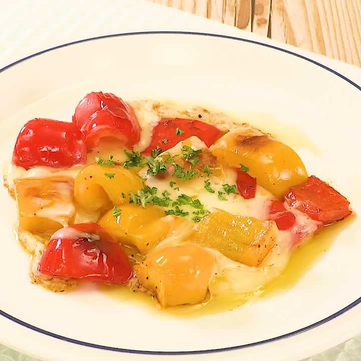 おしゃれな前菜 パプリカのチーズ焼きのレシピ動画 作り方 Delish Kitchen おしゃれな前菜 パプリカのチーズ焼きのレシピ動画 作り方 Delish Kitchen