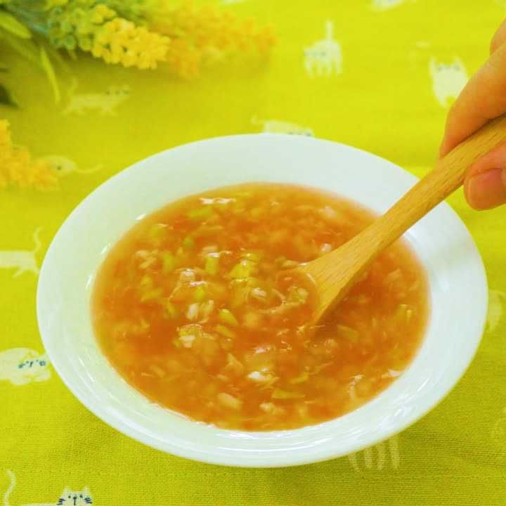 [離乳食　カミカミ期]電子レンジお魚スープ