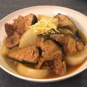 アラを使ったぶり大根
