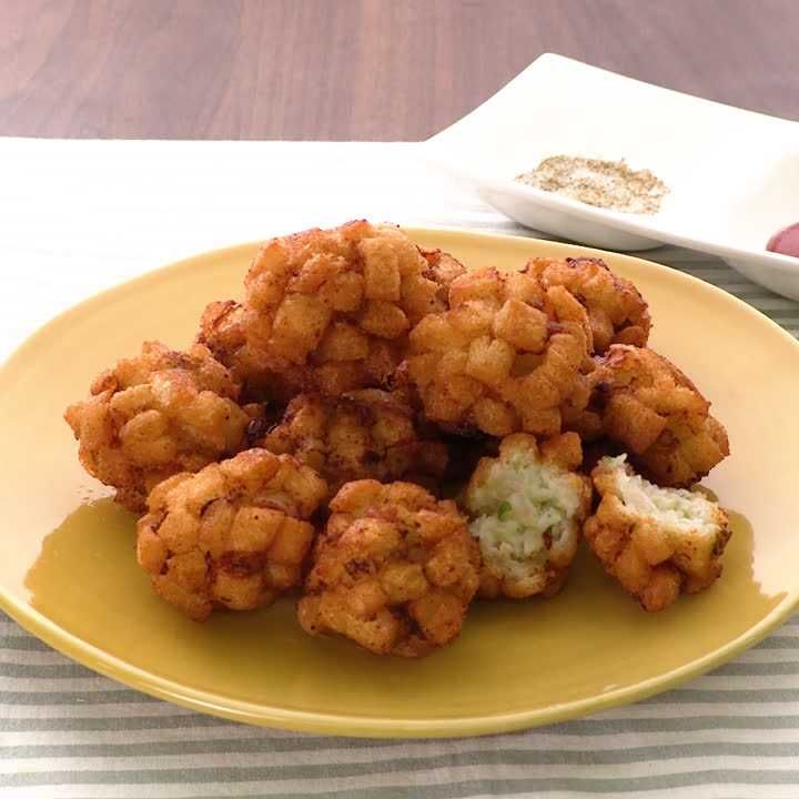 サクサクえび団子