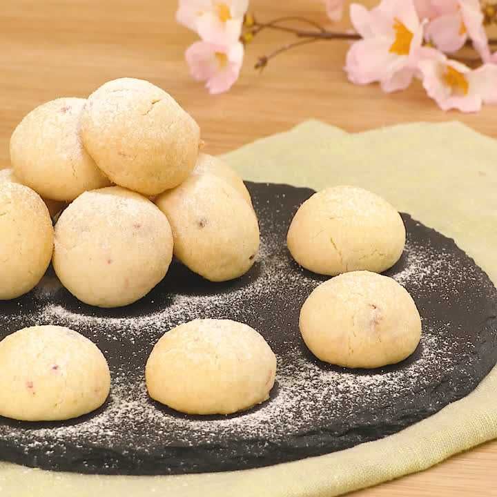 さくらのスノーボールクッキー