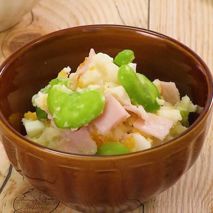 そら豆のポテトサラダ