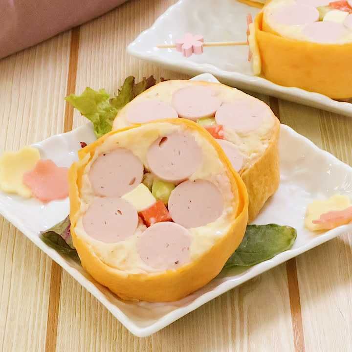 お花のマッシュロール