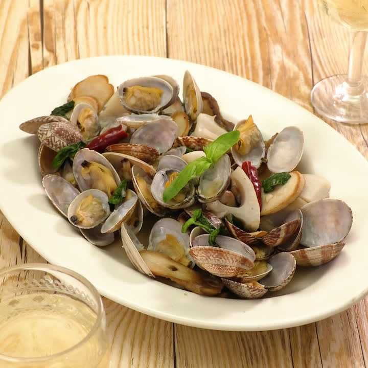 あさりとエリンギのエスニック炒め