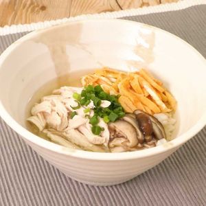 「鶏飯風スープごはん」のレシピ動画