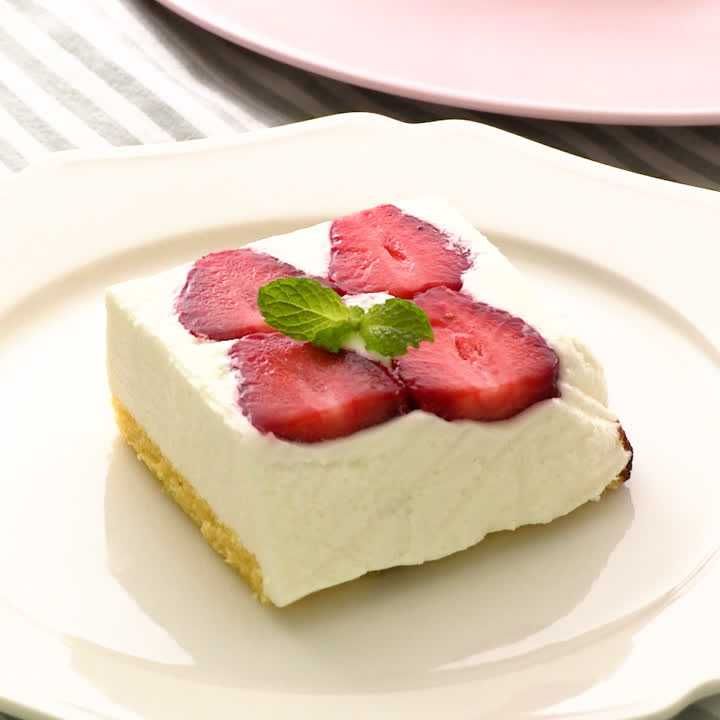 練乳いちごムース