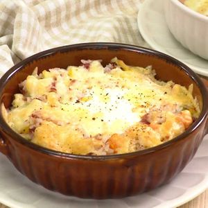 「コンビーフドリア」のレシピ動画