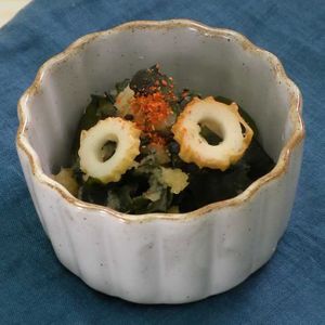 「ちくわとわかめのおろし和え」のレシピ動画