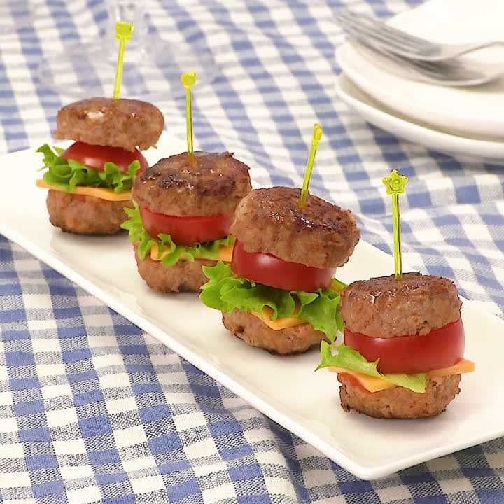 ハンバーグミニバーガー